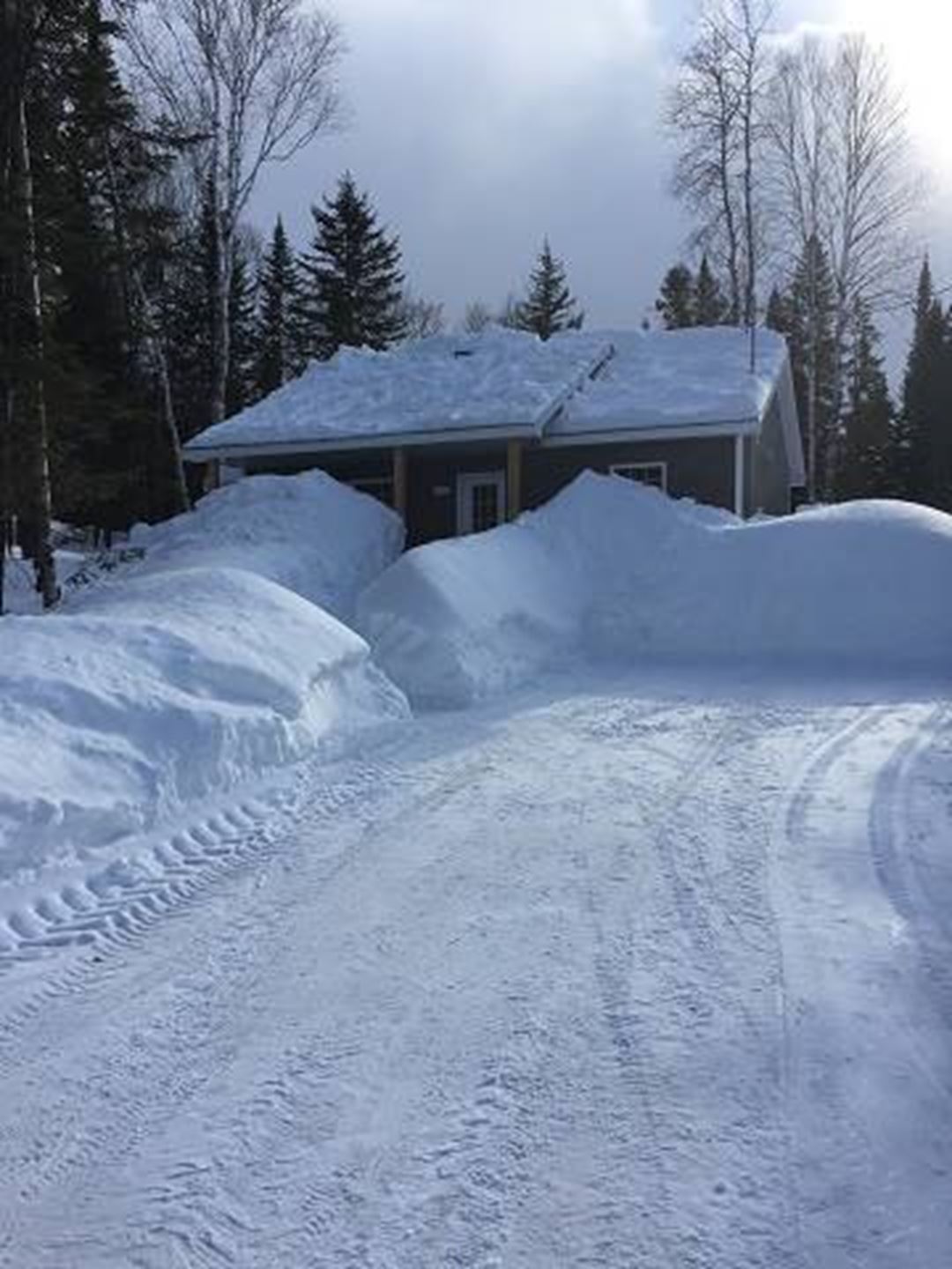 Chalet La Chouette in winter under the snow
